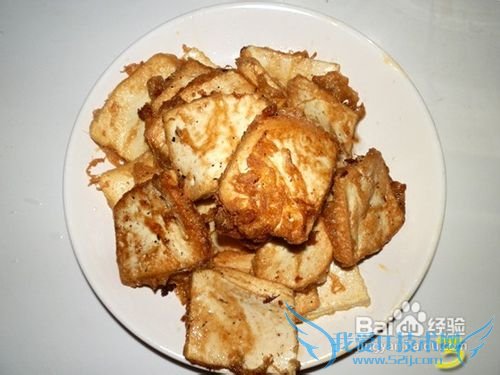 豆腐怎么烧出肉的口感——肉末虎皮豆腐