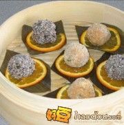 怎样做棕香粉蒸豆腐球