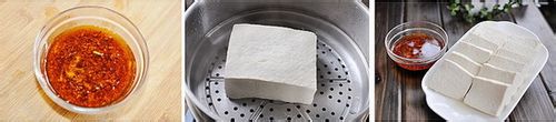家常菜;蘸汁老豆腐做法图解