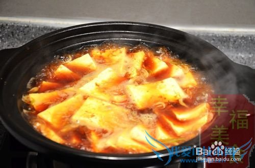 补钙佳品砂锅虾皮煲豆腐