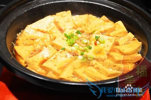 补钙佳品砂锅虾皮煲豆腐