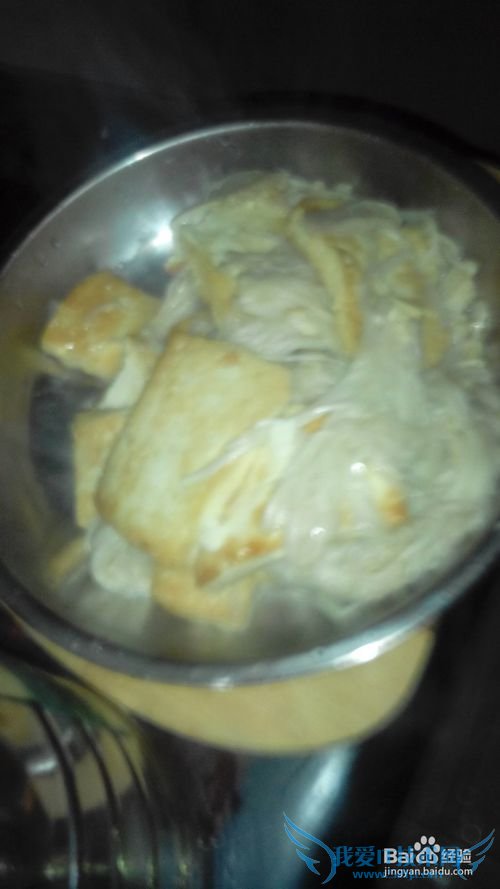 豆腐烧金针姑,美味又美容