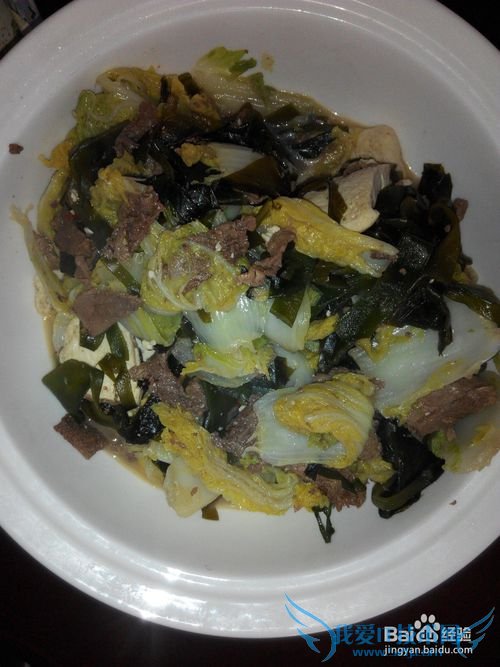 牛肉熬白菜海带豆腐