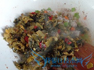 开胃菜:肉末酸菜