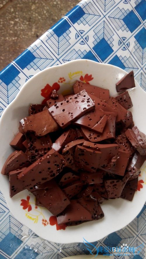 大白菜炒血豆腐