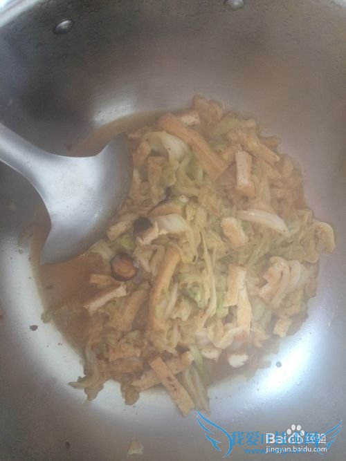 白菜炖豆腐干