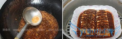 香辣肉末蒸豆腐的做法