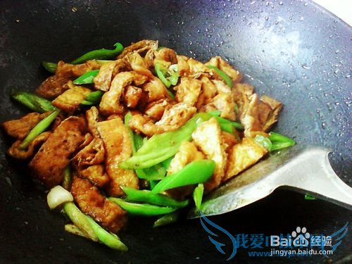 豆腐爆炒青椒