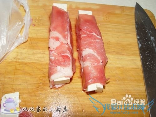 换一种方式吃羊肉片——豆腐羊肉卷