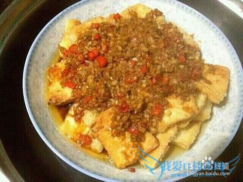 蒜蓉豆腐的做法