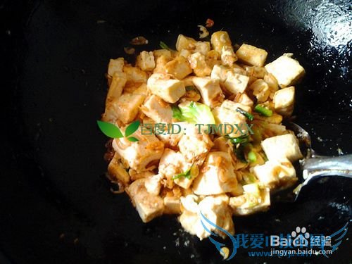 怎么做小虾米爆炒豆腐