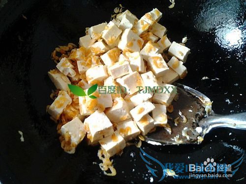 怎么做小虾米爆炒豆腐