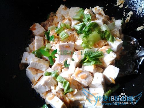 怎么做小虾米爆炒豆腐