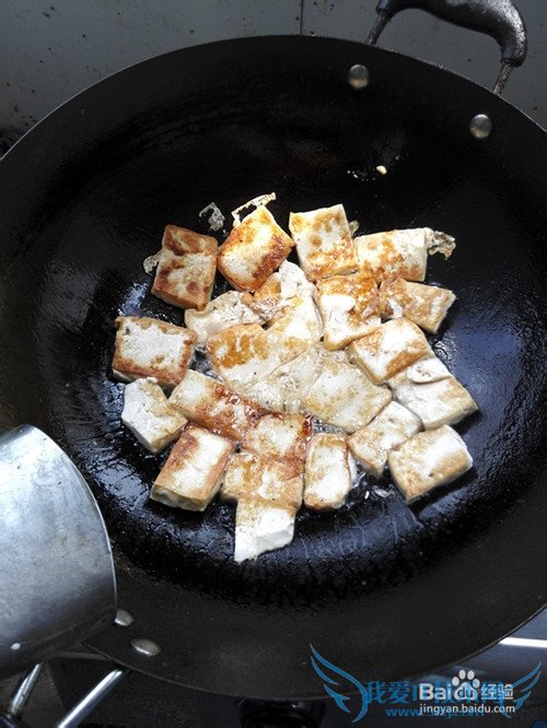 家常油煎豆腐