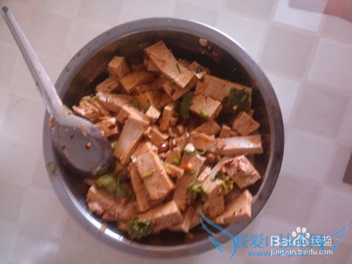 凉拌酸辣豆腐的做法
