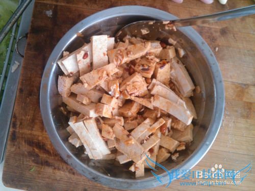 凉拌酸辣豆腐的做法