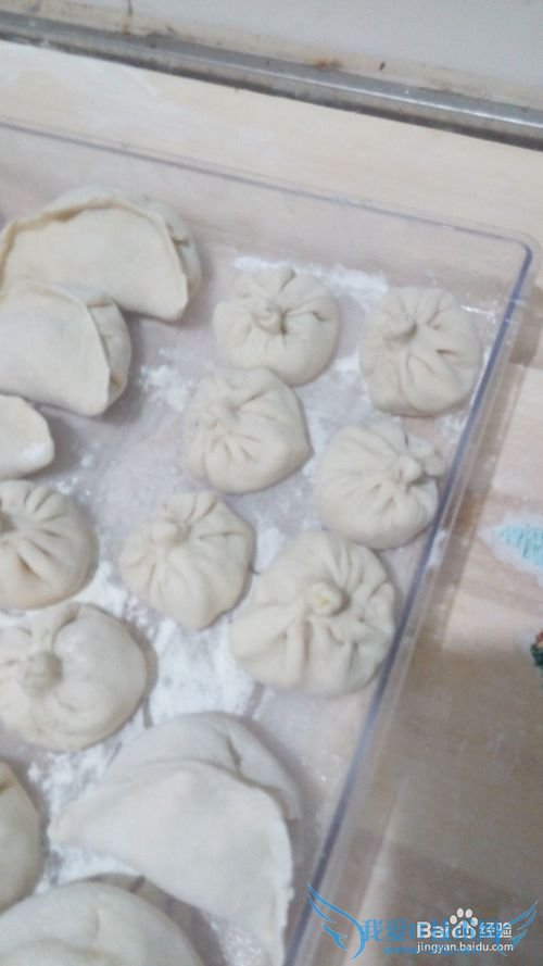 豆腐虾仁菜包子