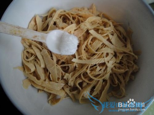 如何凉拌豆腐丝?