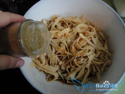 如何凉拌豆腐丝?