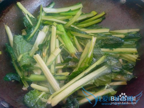 苔菜的营养价值——苔菜豆腐泡的做法