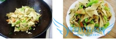 尖椒干豆腐的做法分享