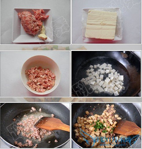 怎么自制肉末炒豆腐丁