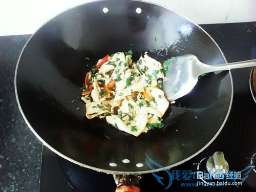 煎炒白豆腐的炒法