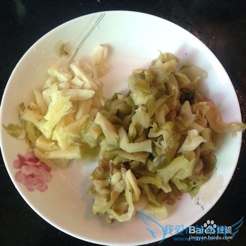 芹菜榨菜干子肉丝