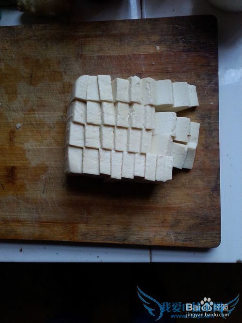 好吃的蒜苔烧豆腐