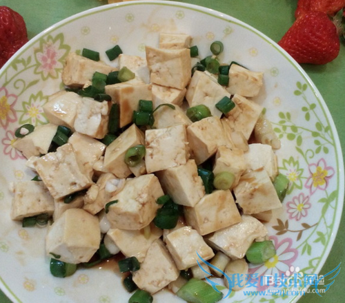 小葱拌豆腐的做法---最简单的做法