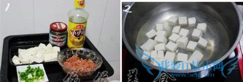 家常菜;酱香肉末豆腐做法图解