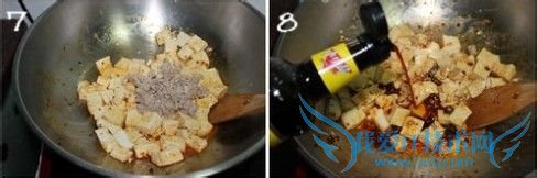 家常菜;酱香肉末豆腐做法图解