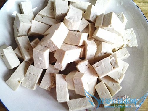 怎么做卤水豆腐炒绿叶菜