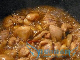 三杯鸡烧茭白笋