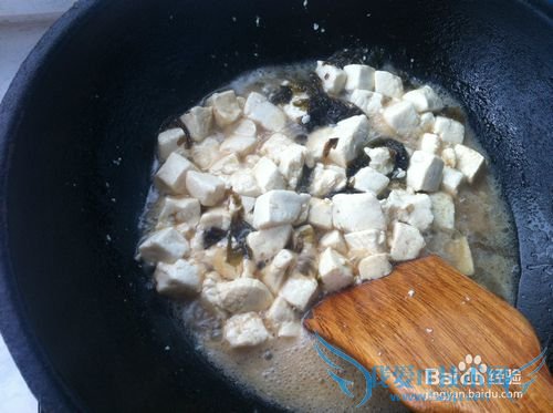 补血健脑、增强记忆力的——红烧紫菜豆腐