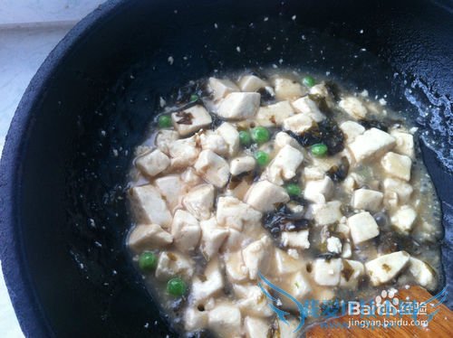 补血健脑、增强记忆力的——红烧紫菜豆腐