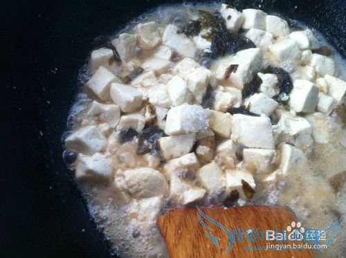 补血健脑、增强记忆力的——红烧紫菜豆腐