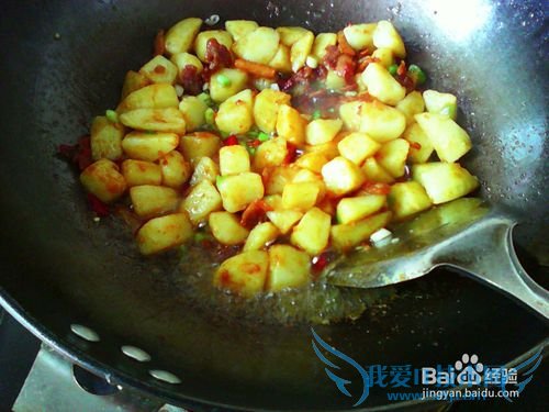 蒜香干椒土豆块