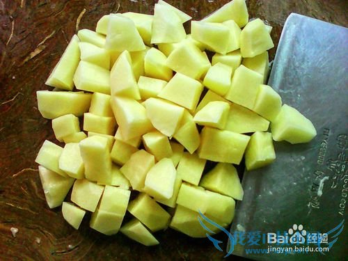 蒜香干椒土豆块