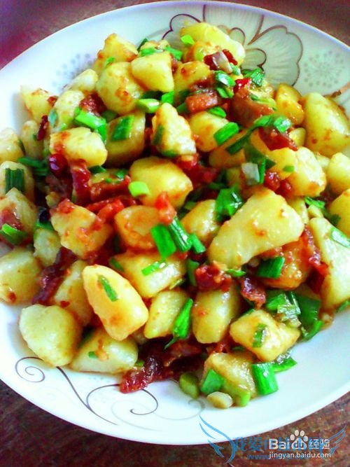 蒜香干椒土豆块