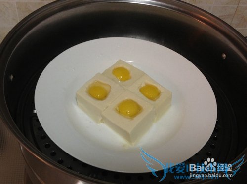 美味补锌食谱:豆腐镶蛋