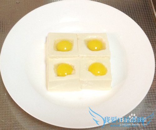 美味补锌食谱:豆腐镶蛋