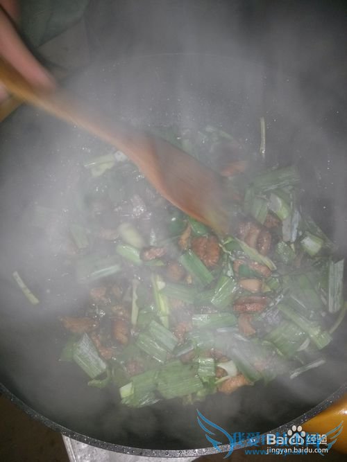 回家做一道大蒜炒肉吧