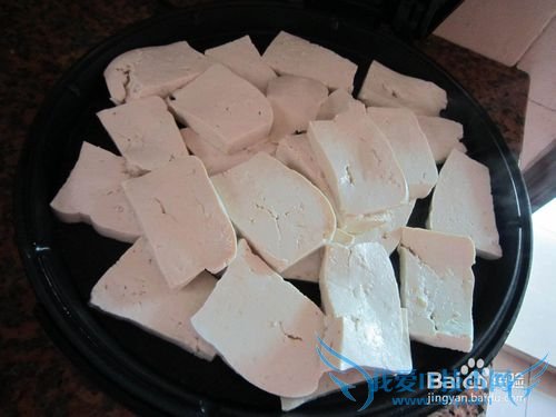 多彩多福——肉末虎皮豆腐