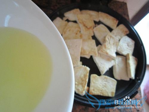 多彩多福——肉末虎皮豆腐