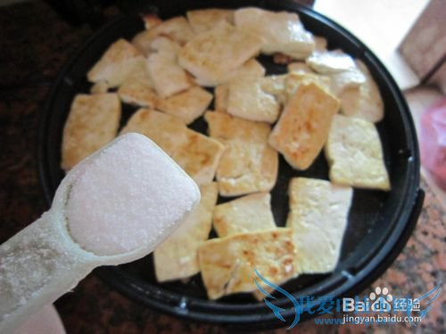 多彩多福——肉末虎皮豆腐