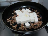 孜然肉末豆腐的做法