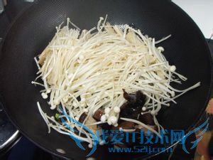 菌菇炒豆腐皮