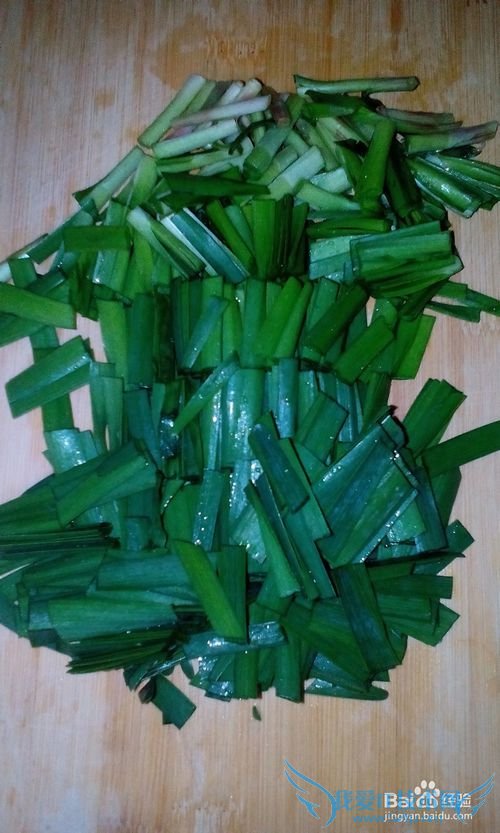 美味的韭菜炒干豆腐