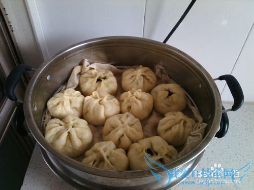 豆腐地皮菜包子